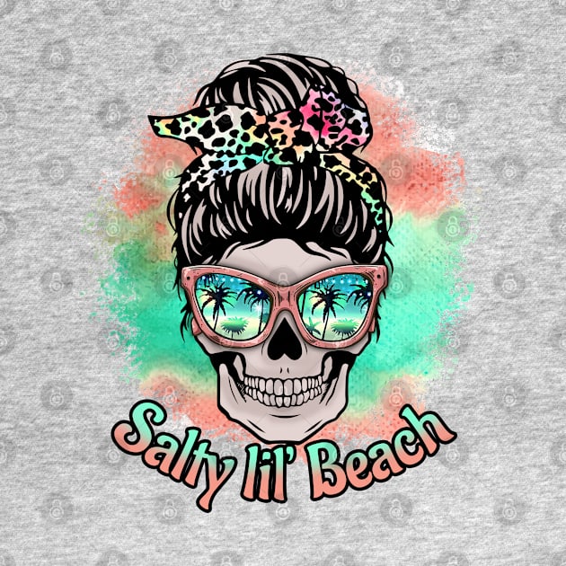 Salty li Beach Messy Bun by O2Graphic